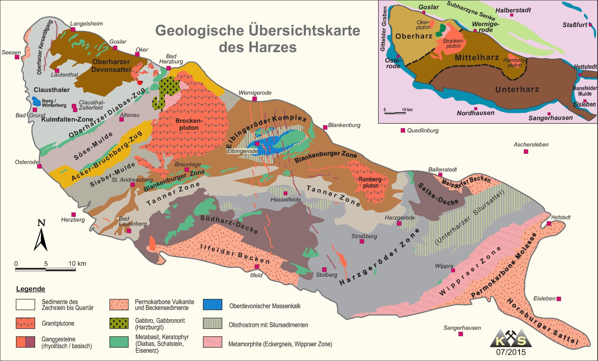 Die Geologie des Karstwanderweges Südharz - Rambling Rocks