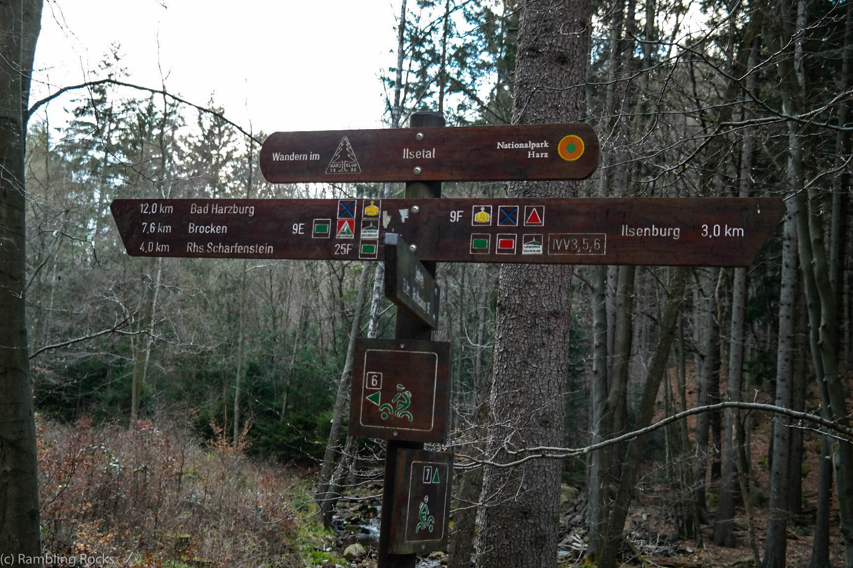 Wanderschild Ilsetal