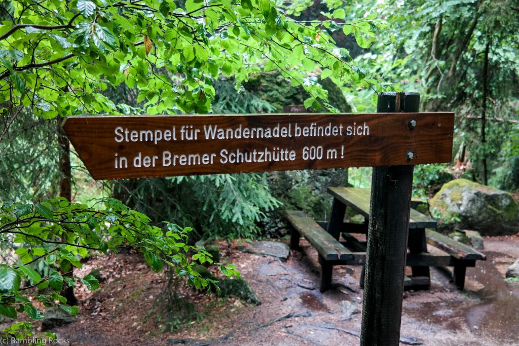 Hinweisschild Ilsefälle