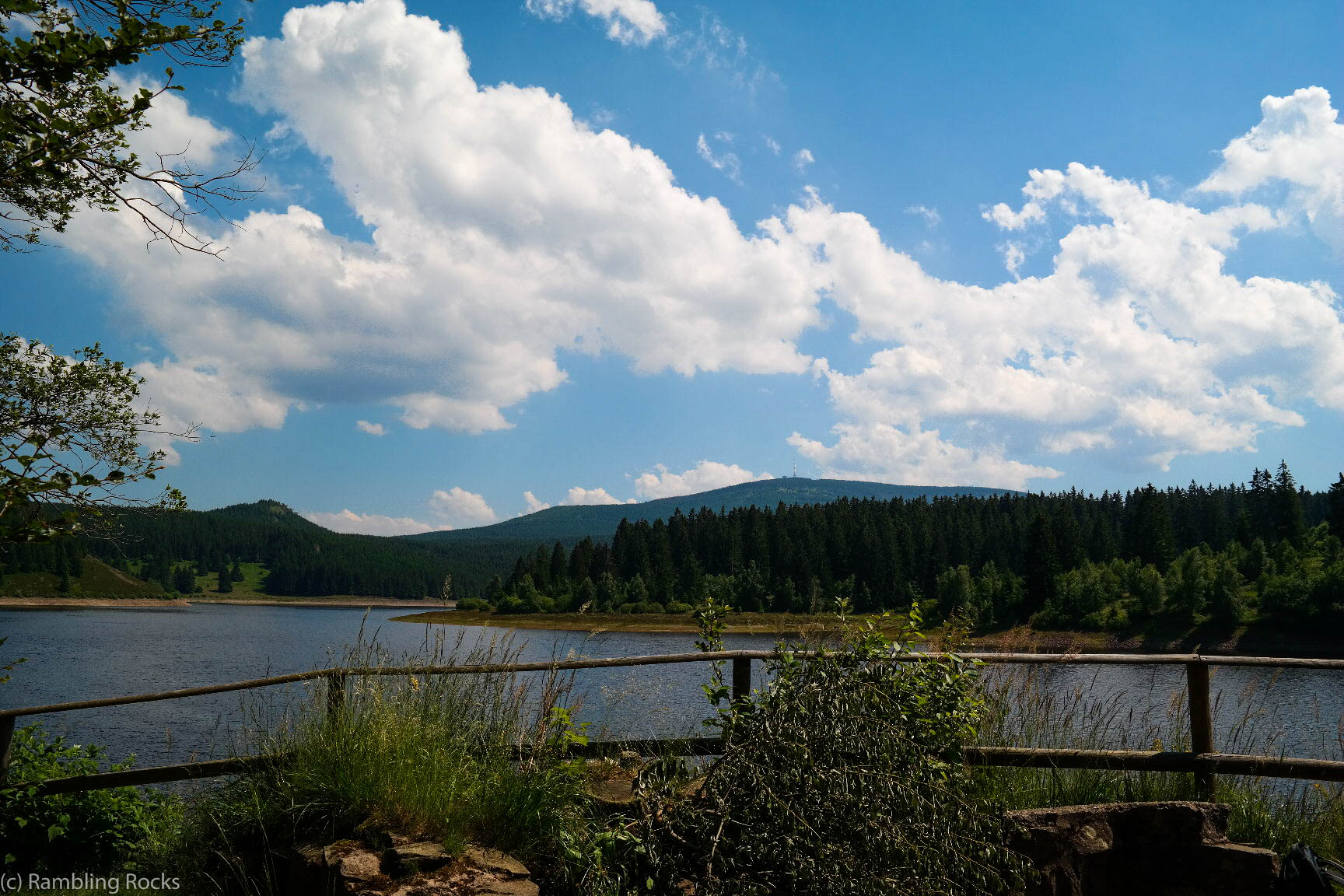 Blick auf Eckertalsperre