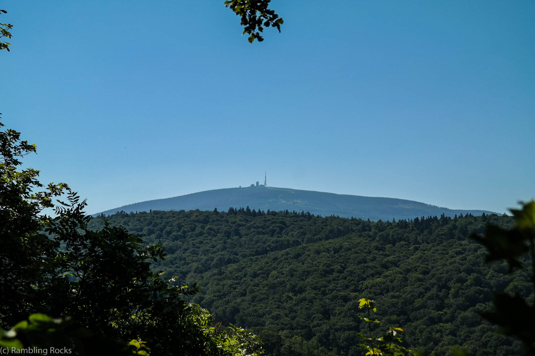 Blick auf Brocken