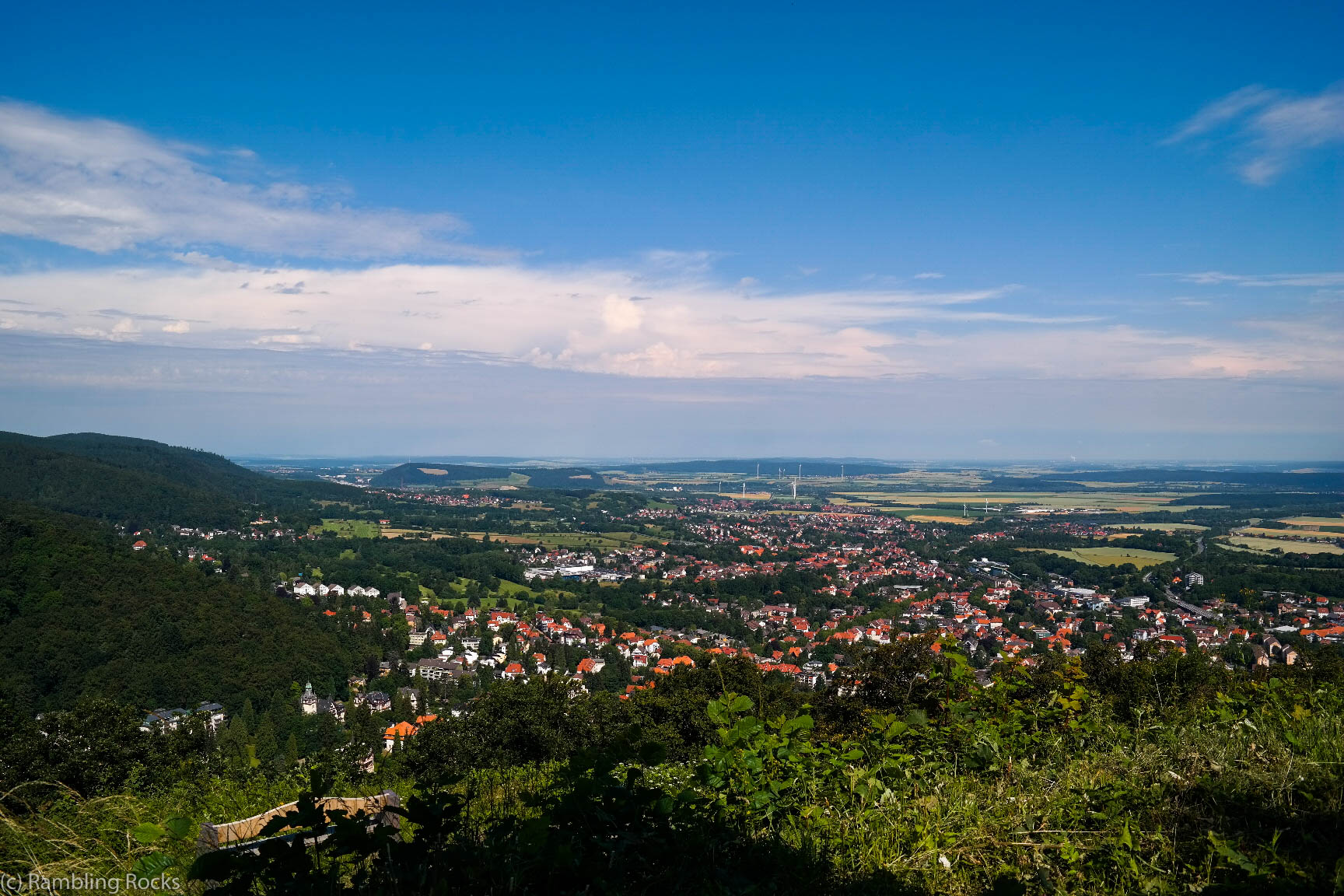 Blick auf Bad Harzburg