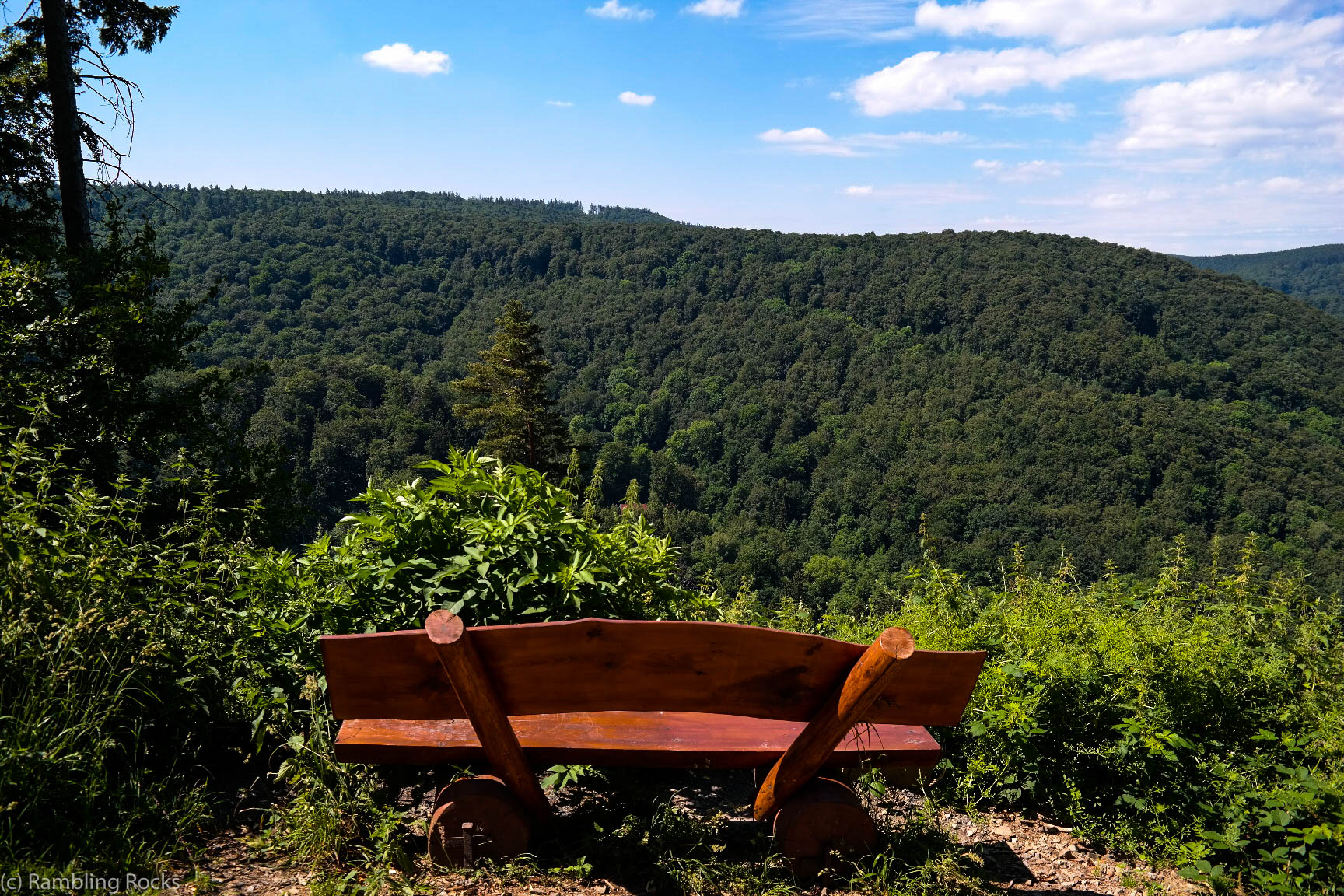 Bank im Harz